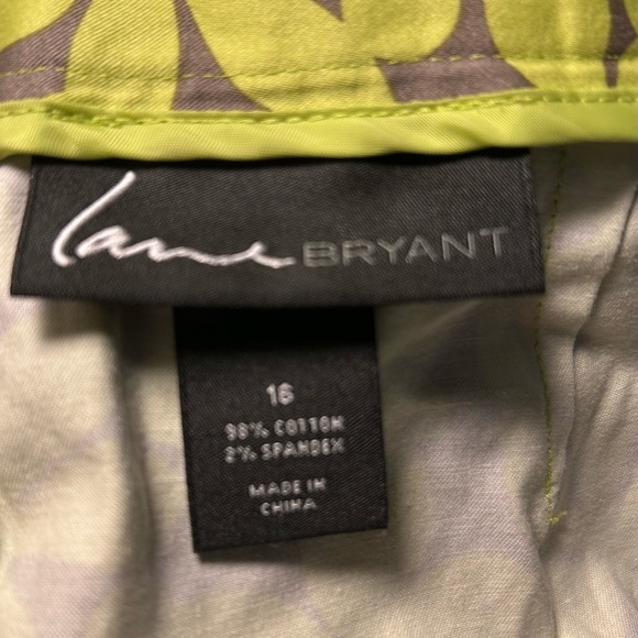 Lane Bryant floral cotton skirt sz 16. #001 - Picture 3 of 4